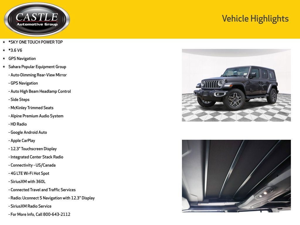 New 2026 Jeep Wrangler Unlimited Sahara AWD/4WD image 3