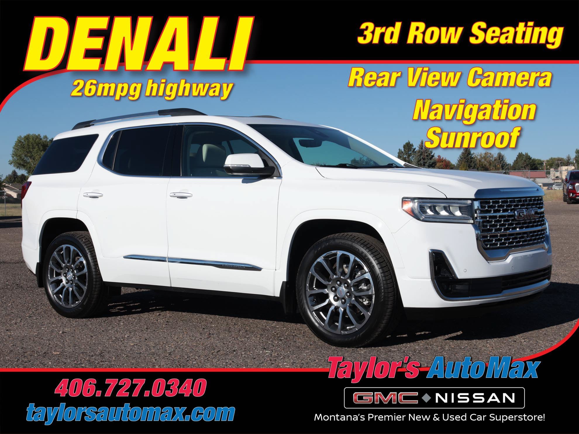 Used 2022 GMC Acadia Denali w/ GMC Pro Grade Package AWD/4WD image 1