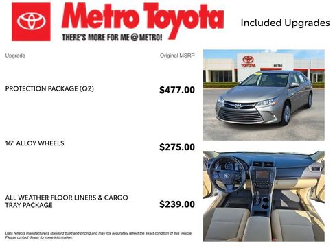 Certified 2017 Toyota Camry LE w/ Protection Package (Q2) image 4