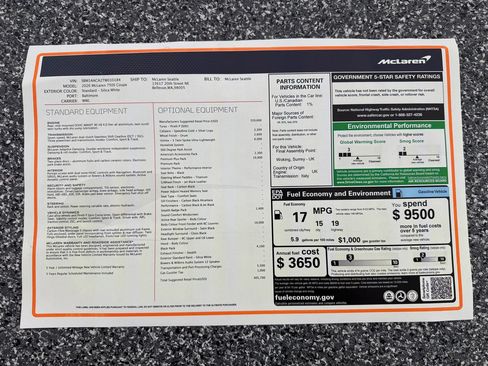 New 2026 McLaren 750S image 50