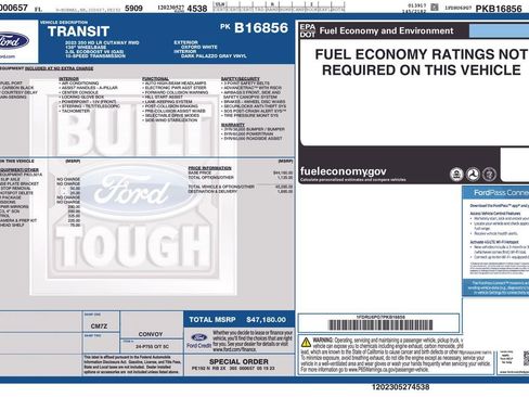 Used 2023 Ford Transit 350 Low Roof DRW RWD image 15