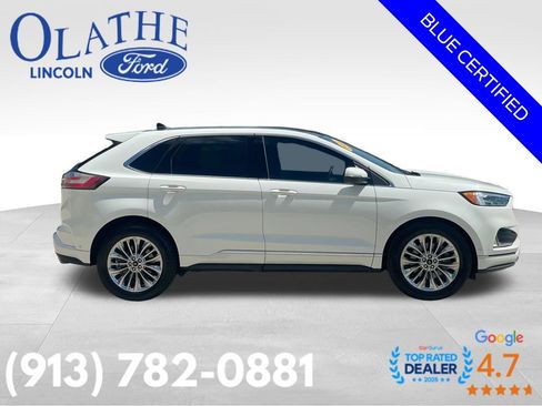 Certified 2022 Ford Edge Titanium w/ Equipment Group 301A AWD/4WD image 7