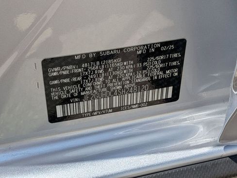 Used 2025 Subaru Crosstrek 2.0i Premium image 33