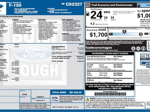 Used 2021 Ford F150 XLT w/ Equipment Group 302A High AWD/4WD image 3