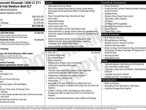 Used 2017 Chevrolet Silverado 1500 LT w/ All Star Edition AWD/4WD image 4