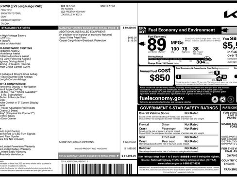 Used 2024 Kia EV9 Light Long Range image 57
