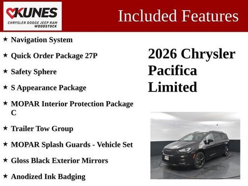 New 2026 Chrysler Pacifica Limited image 3