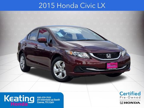 Used 2015 Honda Civic LX image 1