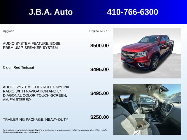 Certified 2018 Chevrolet Colorado Z71 AWD/4WD image 5
