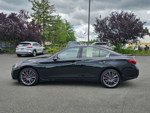 Used 2023 INFINITI Q50 Red Sport 400 w/ Black Opal Edition AWD/4WD image 4