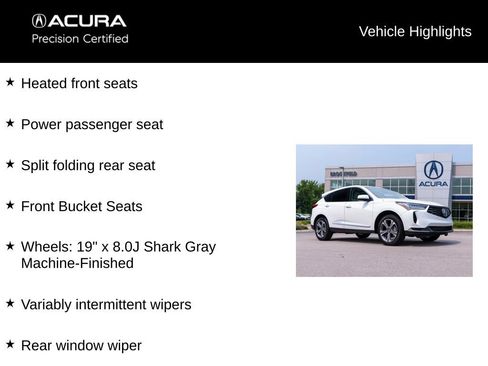 Certified 2025 Acura RDX SH-AWD w/ Technology Package image 21