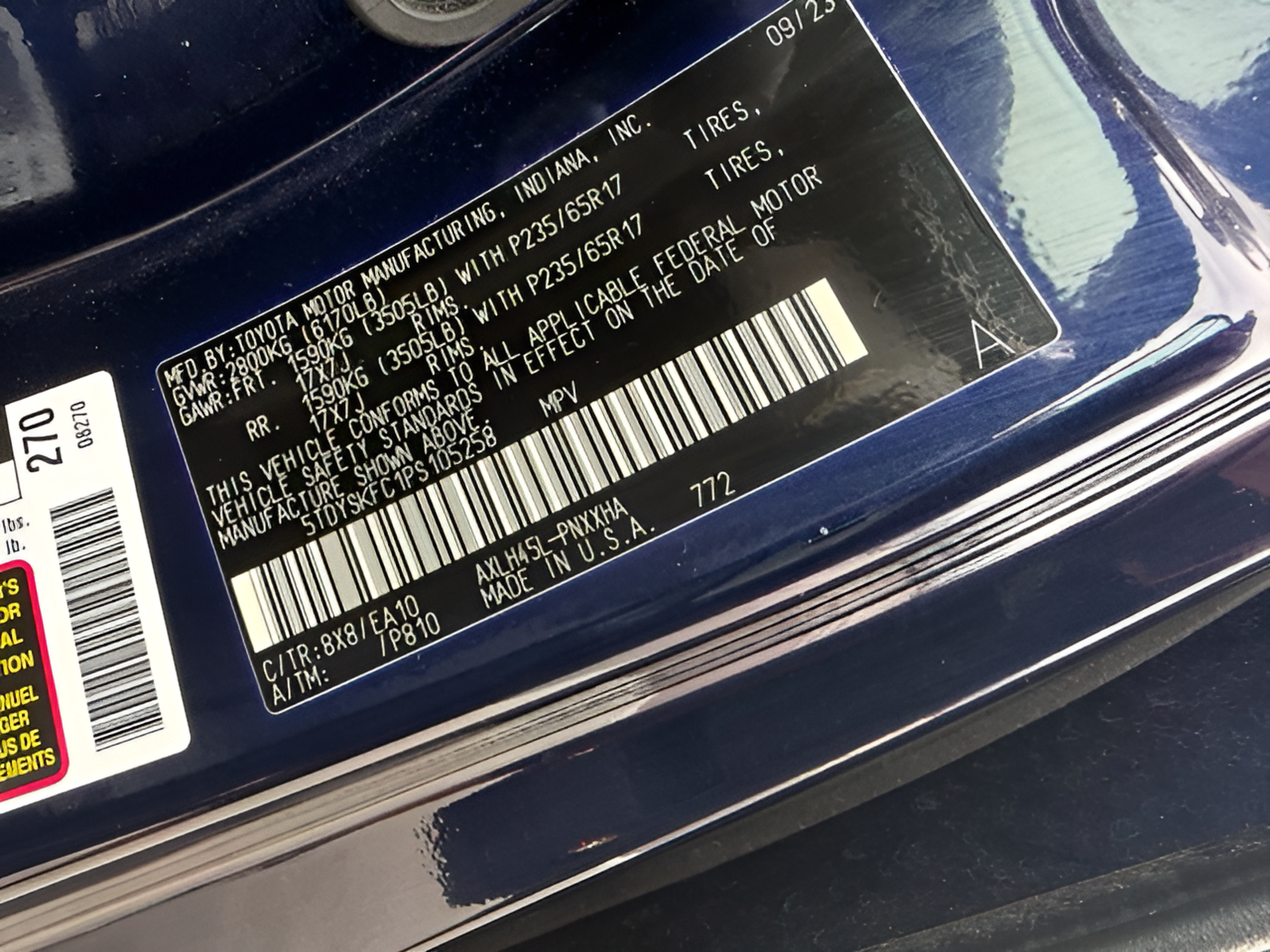 Used 2023 Toyota Sienna XLE AWD/4WD image 33
