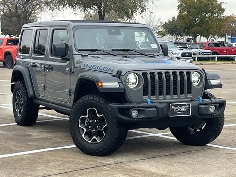 Used 2021 Jeep Wrangler Unlimited Rubicon 4xe w/ Steel Bumper Group image 2