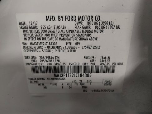 Used 2018 Ford EcoSport SE w/ Interior Protection Package image 33