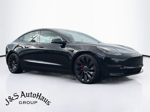 Used 2021 Tesla Model 3 Performance AWD/4WD image 1