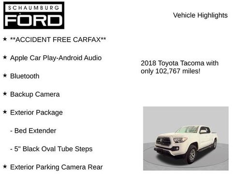 Used 2018 Toyota Tacoma SR5 w/ Exterior Package AWD/4WD image 7