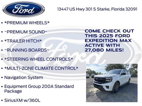 Certified 2025 Ford Expedition Max Active RWD image 17