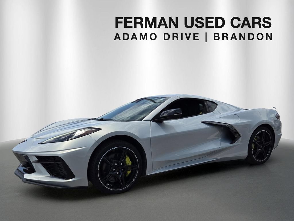 Certified 2021 Chevrolet Corvette Stingray Premium Cpe w/ Z51 Performance Package RWD image 1