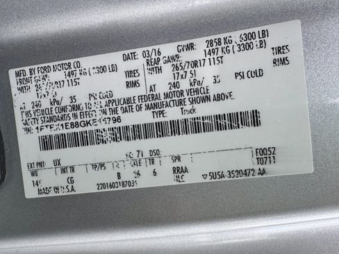 Used 2016 Ford F150 XL w/ Equipment Group 101A Mid AWD/4WD image 20