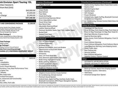 New 2026 Buick Envision Sport Touring image 3