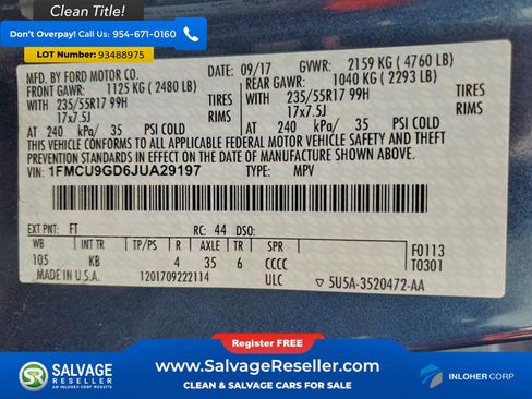 Used 2018 Ford Escape SE image 16