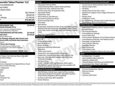 Used 2019 Chevrolet Tahoe Premier RWD image 7