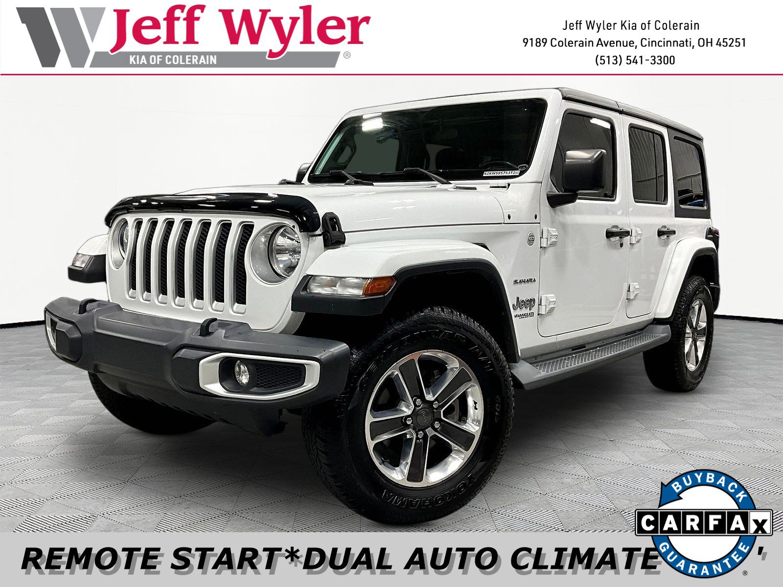 Used 2019 Jeep Wrangler Unlimited Sahara w/ Safety Group AWD/4WD image 1