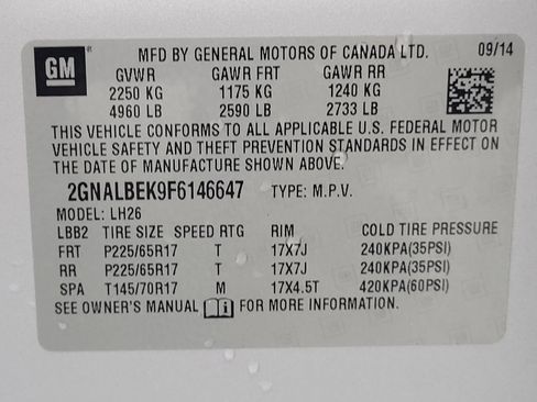 Used 2015 Chevrolet Equinox LT w/ Driver Convenience Package FWD image 33