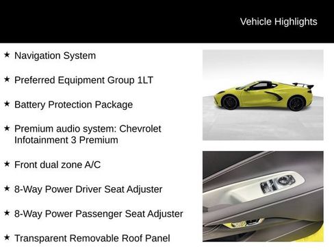 Certified 2024 Chevrolet Corvette Stingray Coupe w/ Battery Protection Package RWD image 27