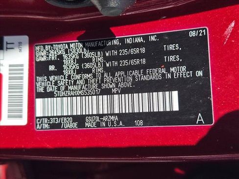 Used 2021 Toyota Highlander XLE FWD image 26