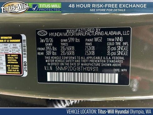 New 2026 Hyundai Santa Fe SEL image 70