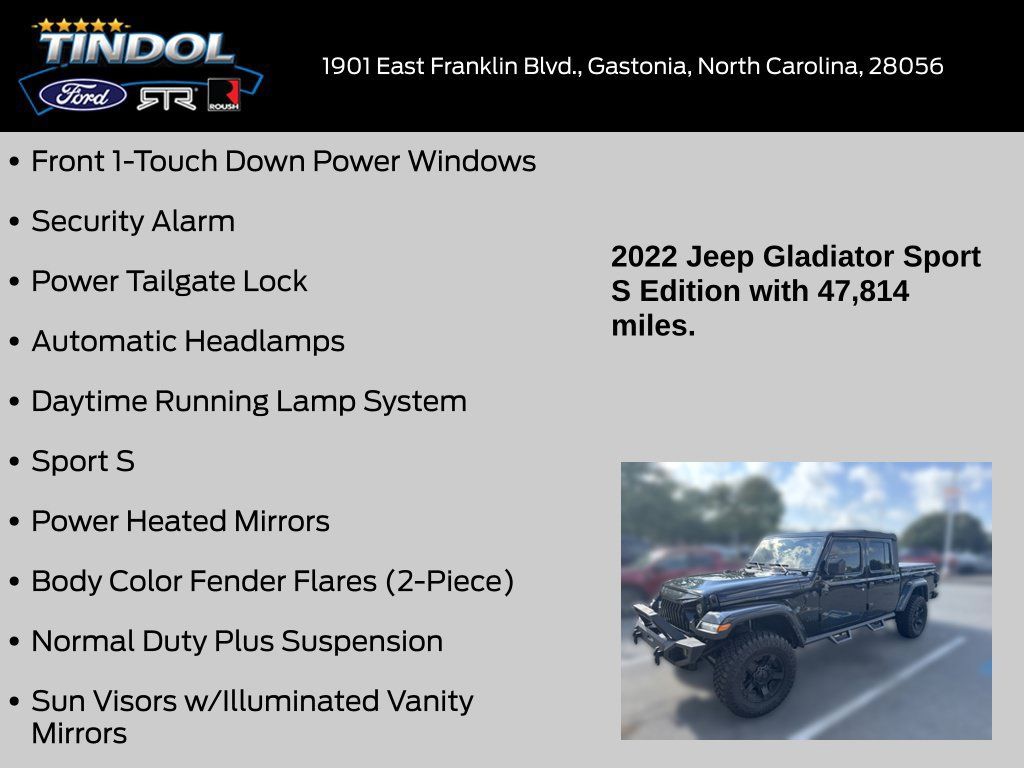 Used 2022 Jeep Gladiator Sport AWD/4WD image 15
