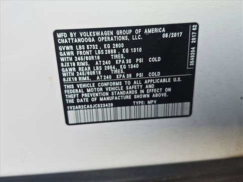 Used 2018 Volkswagen Atlas S image 23