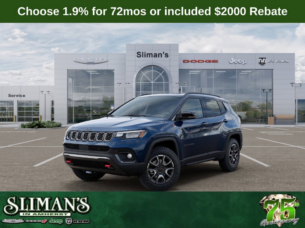 New 2026 Jeep Compass Trailhawk w/ Sun, Sound & Navigation Group AWD/4WD image 1