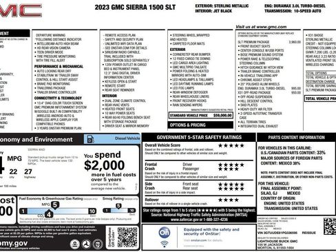 Used 2023 GMC Sierra 1500 SLT w/ SLT Premium Package image 40