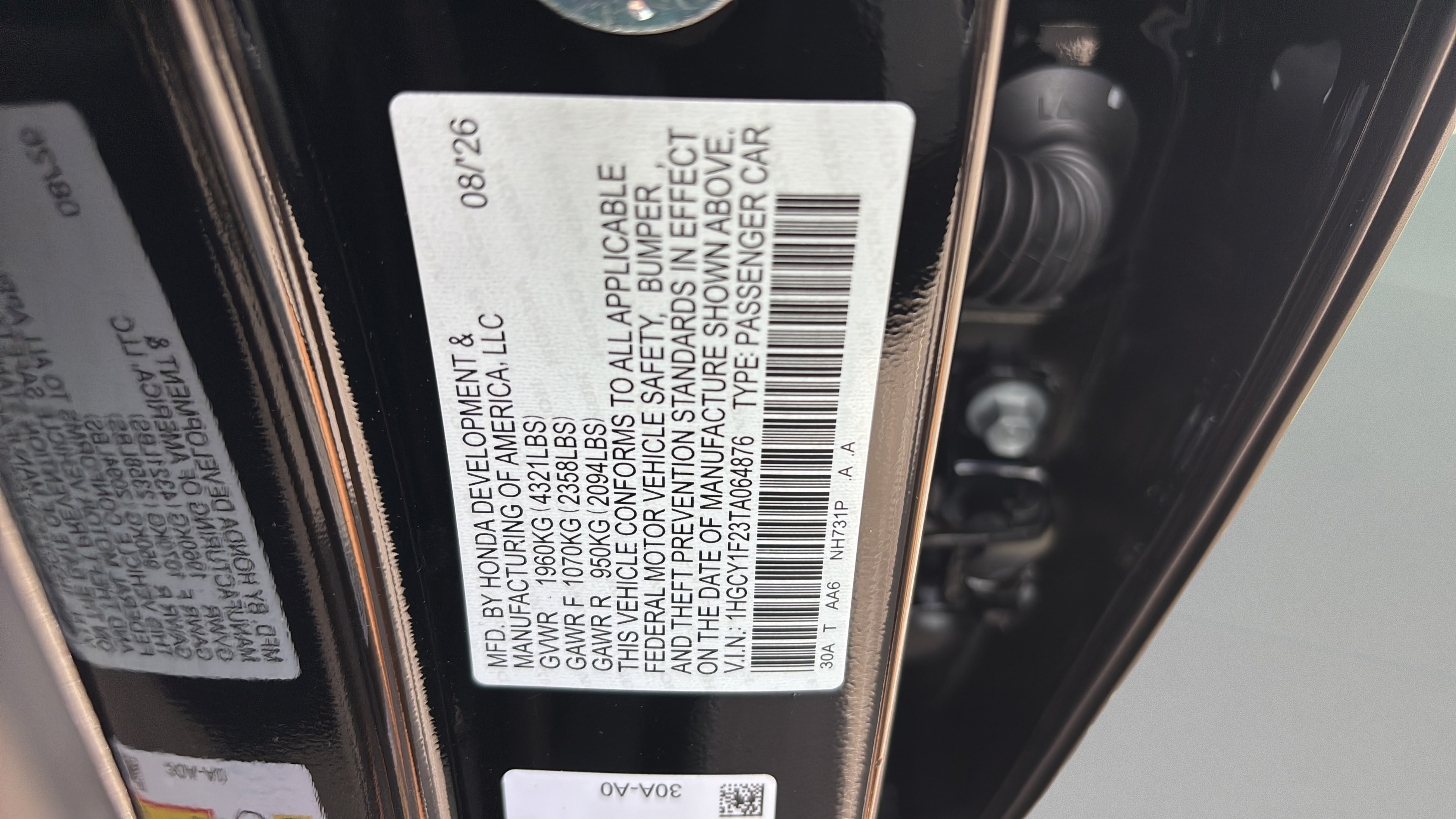 New 2026 Honda Accord LX image 17
