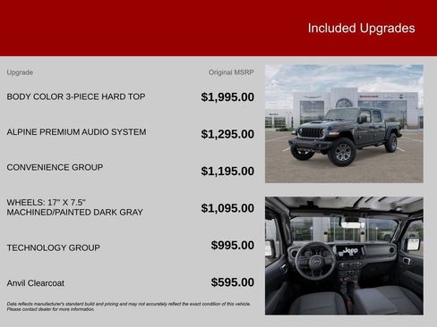 New 2025 Jeep Gladiator Mojave w/ Convenience Group image 7