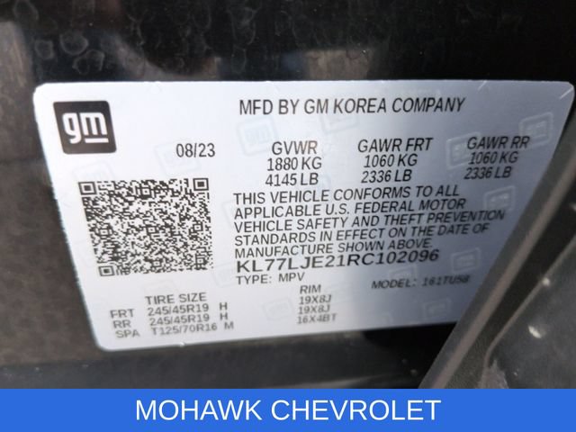 Used 2024 Chevrolet Trax RS w/ Sunroof Package FWD image 33