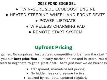Used 2023 Ford Edge SEL w/ Convenience Package