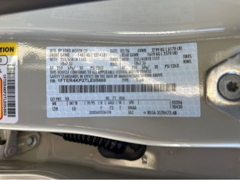 New 2026 Ford Ranger Lariat w/ FX4 Off-Road Package image 38