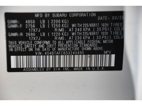 Certified 2025 Subaru Outback Premium w/ Popular Package #1A image 30