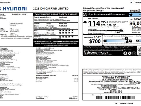 Used 2025 Hyundai Ioniq 5 Limited RWD image 4