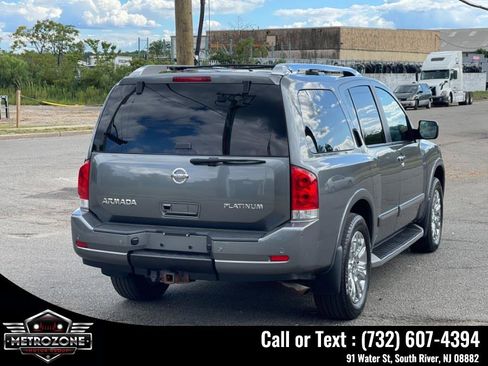 Used 2015 Nissan Armada Platinum w/ 2nd Row Captain Seat Package AWD/4WD image 9