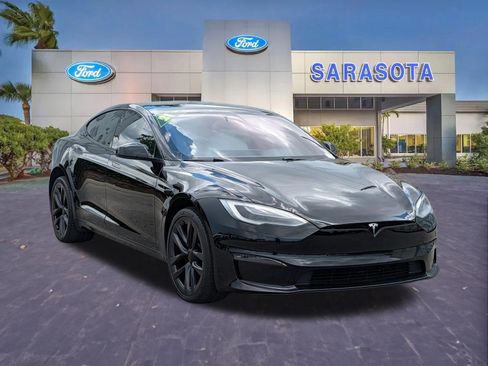Used 2021 Tesla Model S Plaid AWD/4WD image 1