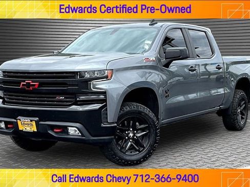 Used 2021 Chevrolet Silverado 1500 LT Trail Boss w/ Bed Protection Package AWD/4WD image 1