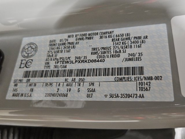 Certified 2024 Ford F150 XLT w/ Equipment Group 302A MID AWD/4WD image 39