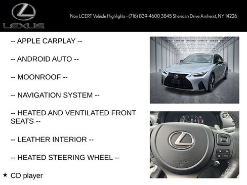 Certified 2025 Lexus IS 350 F Sport AWD/4WD image 8