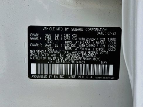 Certified 2024 Subaru Outback Wilderness AWD/4WD image 30