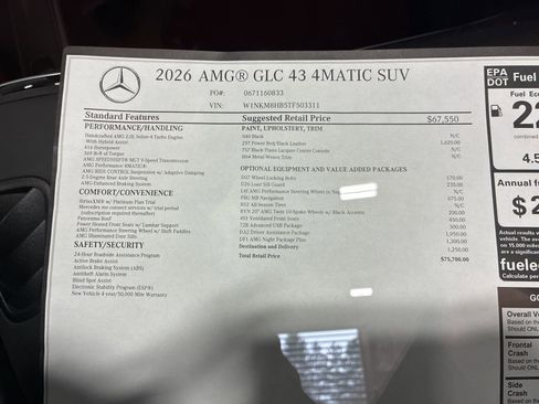 New 2026 Mercedes-Benz GLC 43 AMG 4MATIC image 27