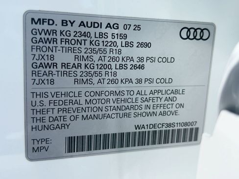 New 2025 Audi Q3 2.0T Premium image 21